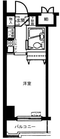 アバクス立川A棟の物件間取画像